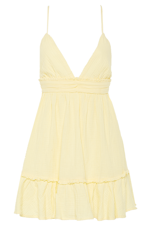 Lottie Summer Dress in Sunshine | Bardot