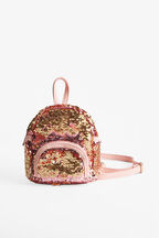 LILY SEQUIN BACKPACK in colour PINK CARNATION