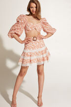 PAISLEY TOP in colour AMBER BROWN