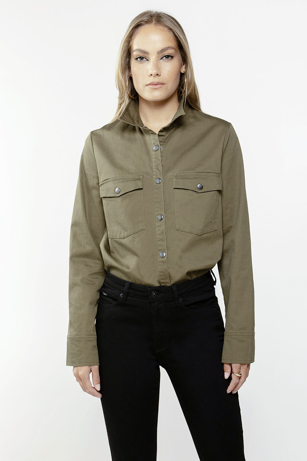 khaki utility shirt womens