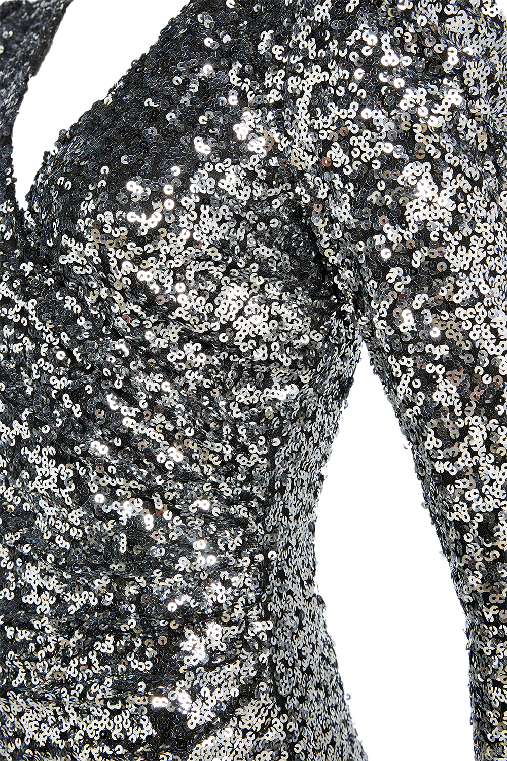 SEQUIN SPARKLE DRESS in colour LUNAR ROCK
