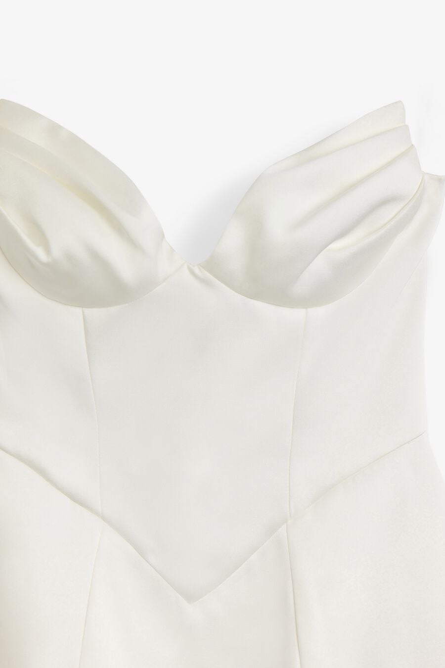 Tessa Satin Hourglass Mini Dress
