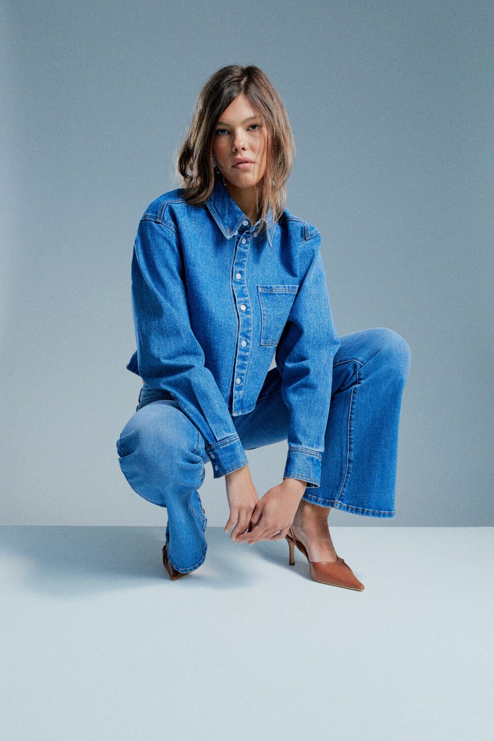 CAIRO DENIM SHIRT in colour CITADEL