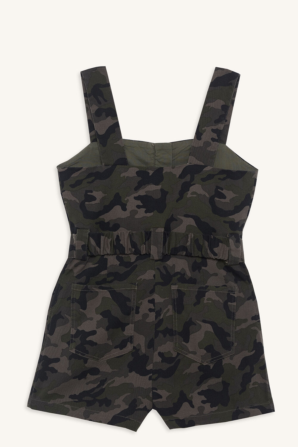 camo utility playsuit