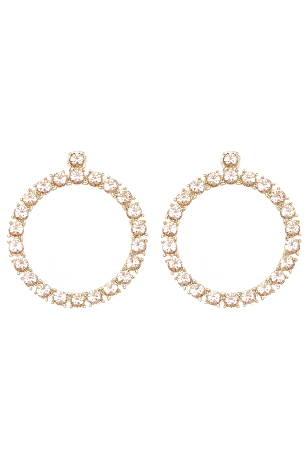 Crystal High Hoop Ladies Accessories & Jewellery Bardot