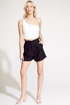 MELANIE CROP TOP in colour BRIGHT WHITE