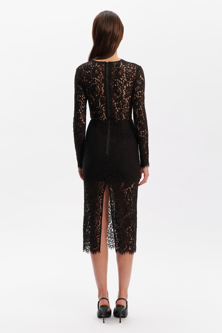Clarissa Lace Corset Midi Dress