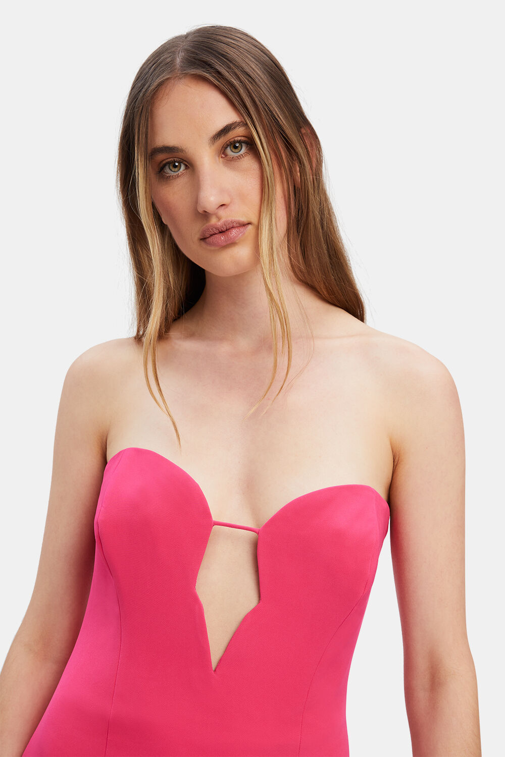 ELENI MINI DRESS in colour AZALEA PINK