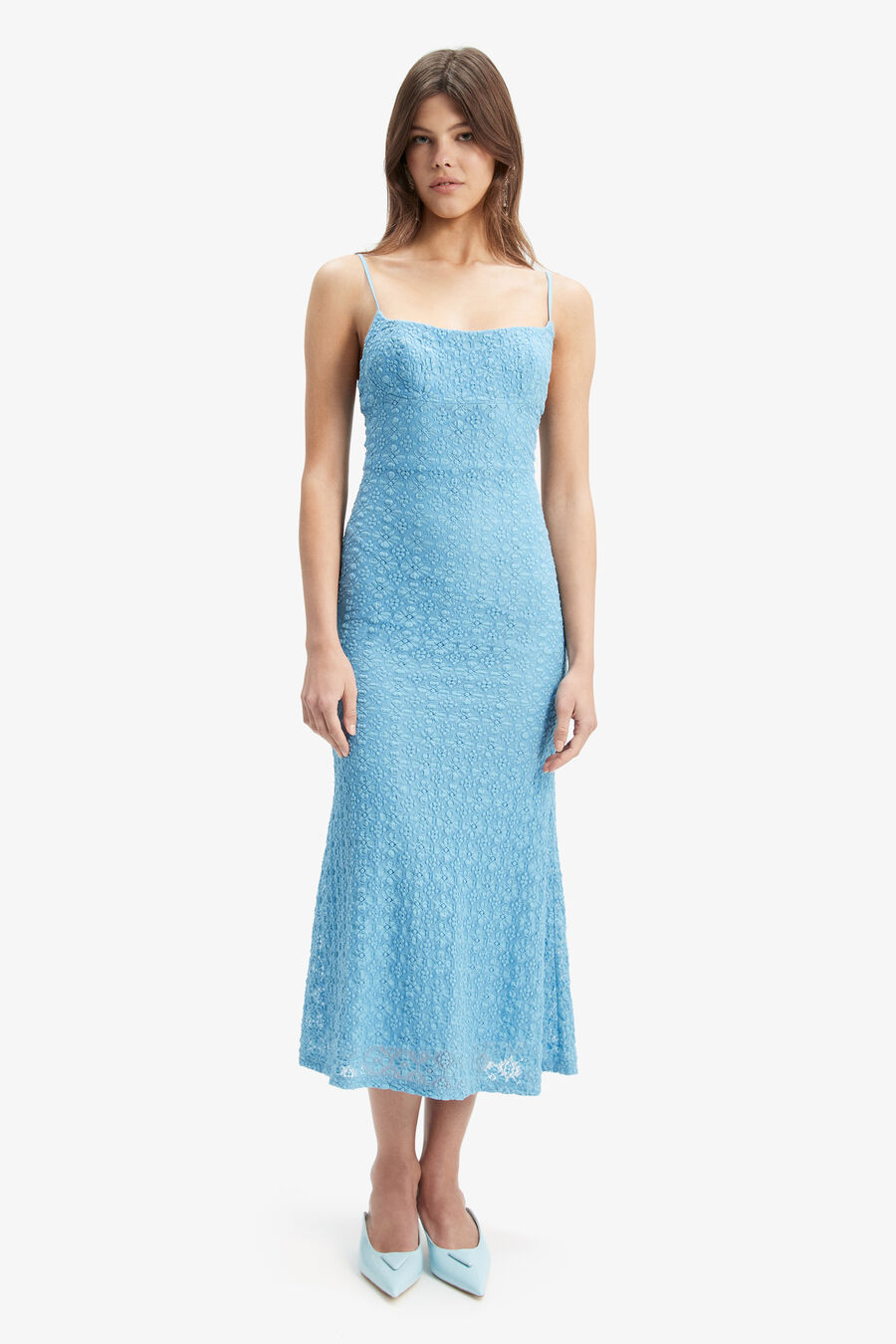 Adoni Mesh Midi Dress
