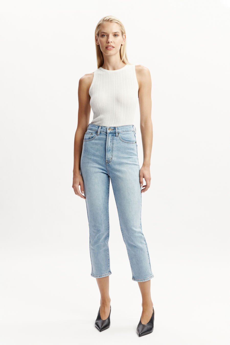 HEIDI STRAIGHT LEG JEANS in colour Vintage