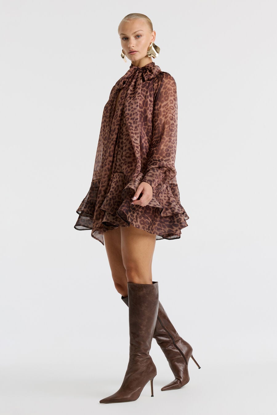 Adrie Babydoll Mini Dress