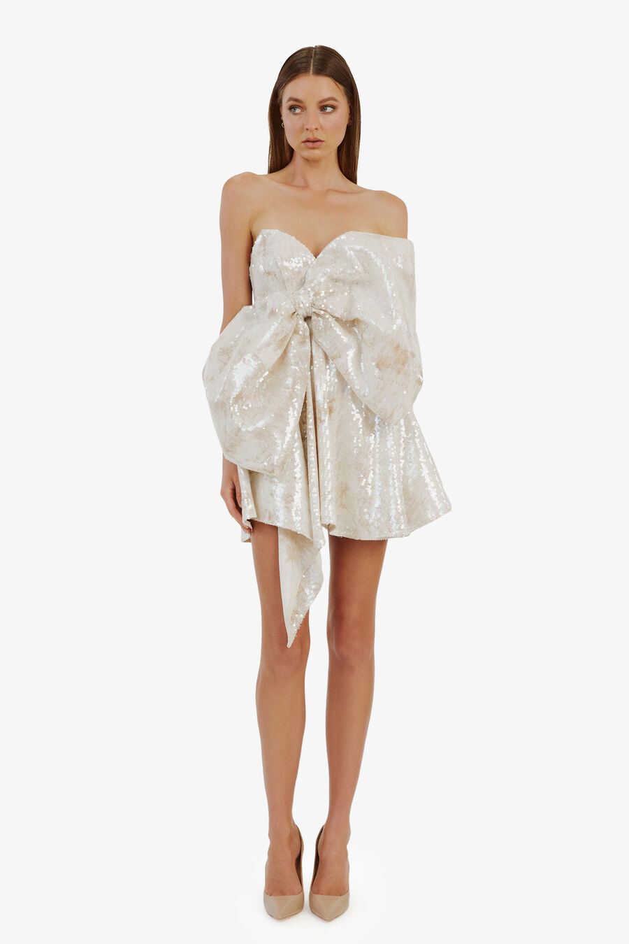 Brydie Bow Mini Dress