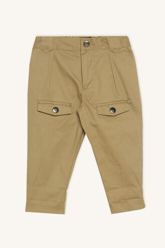 THEO UTILITY TROUSER in colour COVERT GREEN