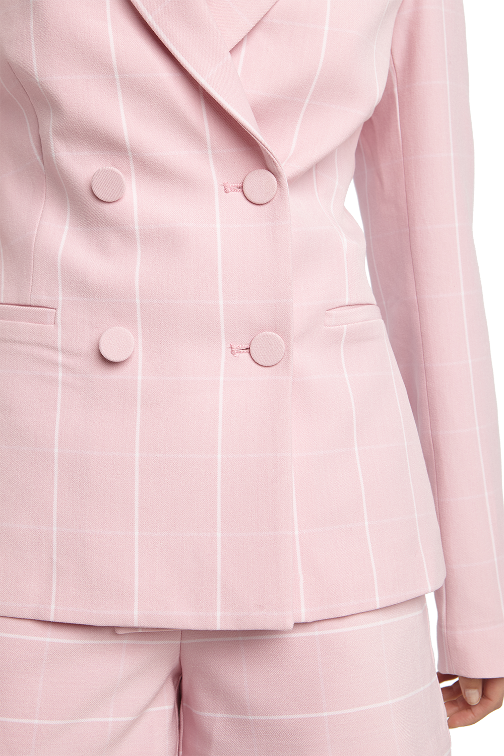 bardot pink blazer