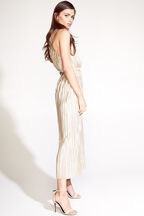 KELLIE PLISSE PANT in colour WHITE SWAN