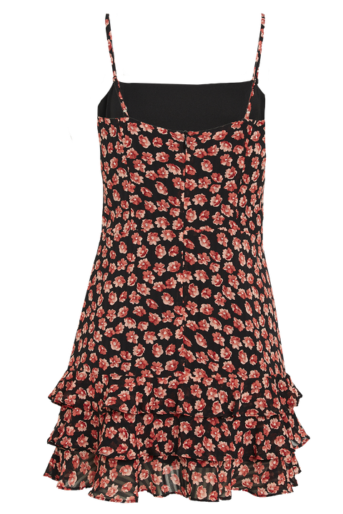 DITSY MINI DRESS in colour METEORITE