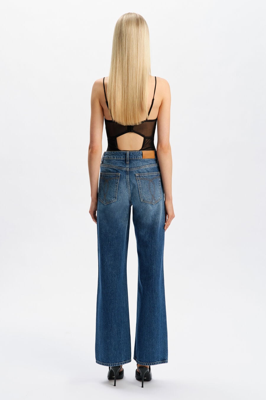 030 High Rise Wide Leg Jean