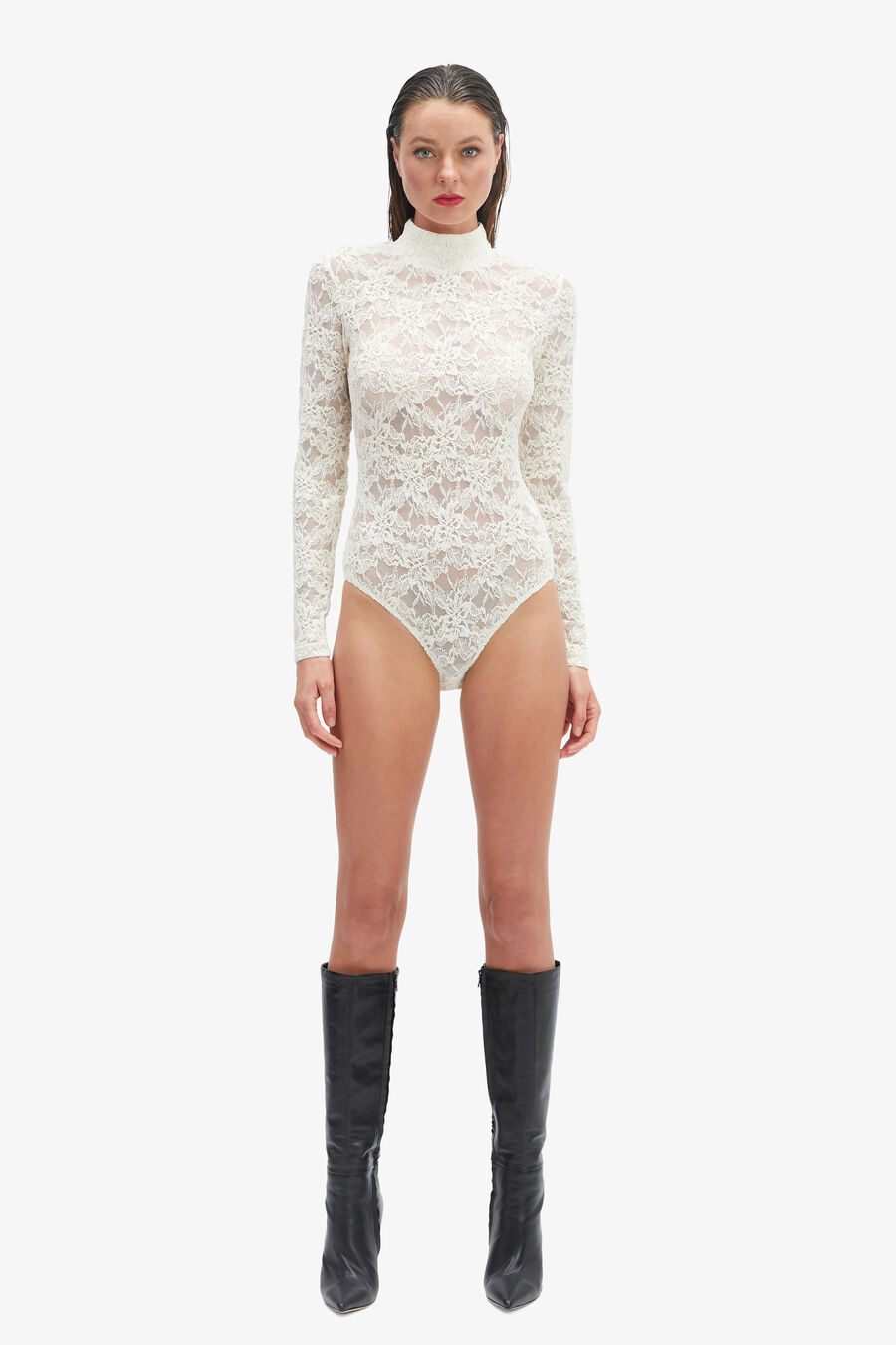 VEZZA LACE BODY in colour IVORY