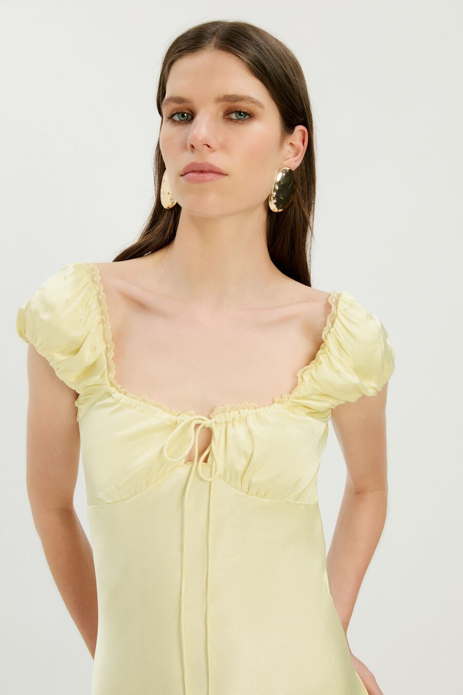 Stasia Satin Maxi Slip Dress