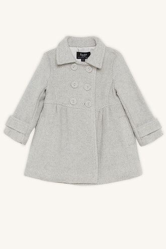 MAPLE PEA COAT in colour FROST GRAY