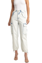SUPER BLEACH CARGO JEAN in colour PLEIN AIR