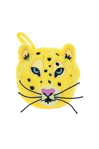 Leopard 2 in 1 Travel Pillow in colour TRANSPARENT YELLOW
