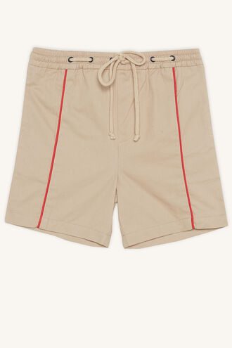 PIPED SHORT in colour WHITECAP GRAY