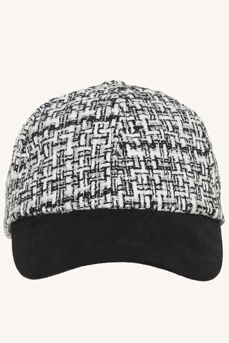 BOUCLE LUREX CAP in colour METEORITE