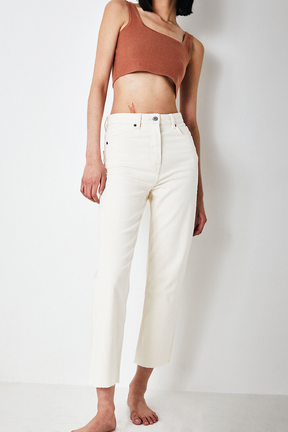 cropt jeans
