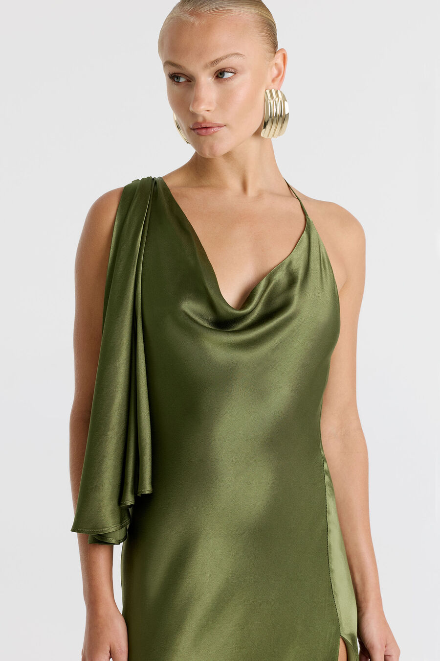 Anastasia Satin Maxi Dress
