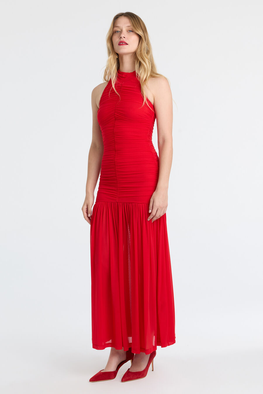 Orlana Mesh Maxi Dress
