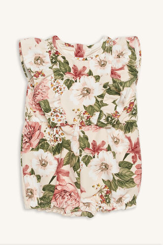 EBONY RUFFLE GROW in colour SILVER PEONY