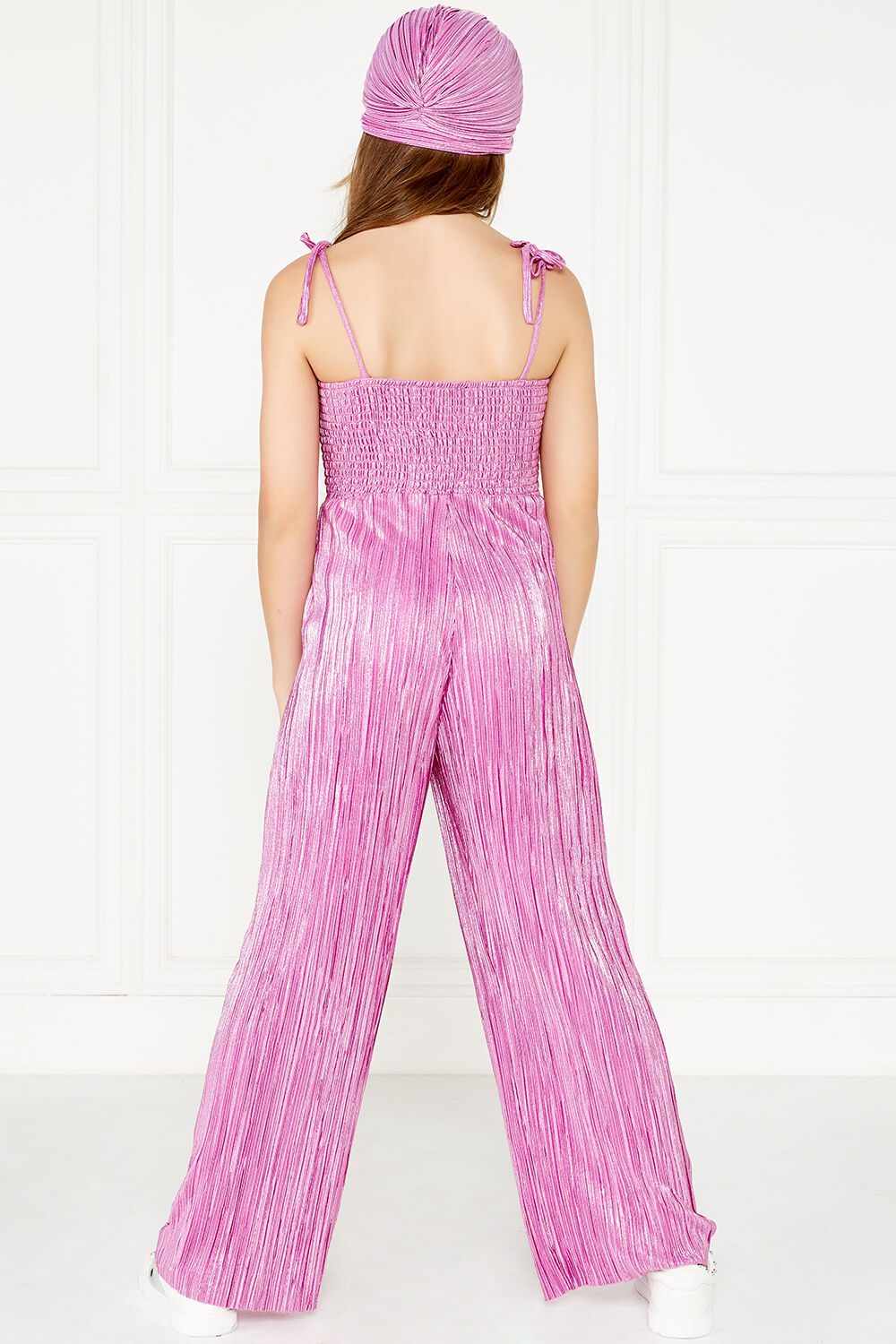 pink shimmer jumpsuit