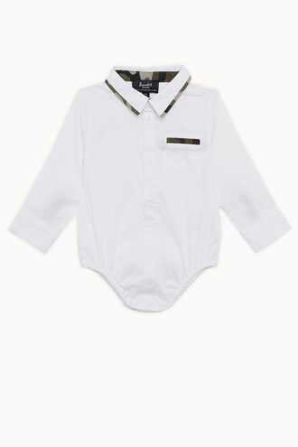 CAMO TRIM SHIRT GROW in colour BRIGHT WHITE