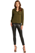 CARGO SHIRT in colour BURNT OLIVE