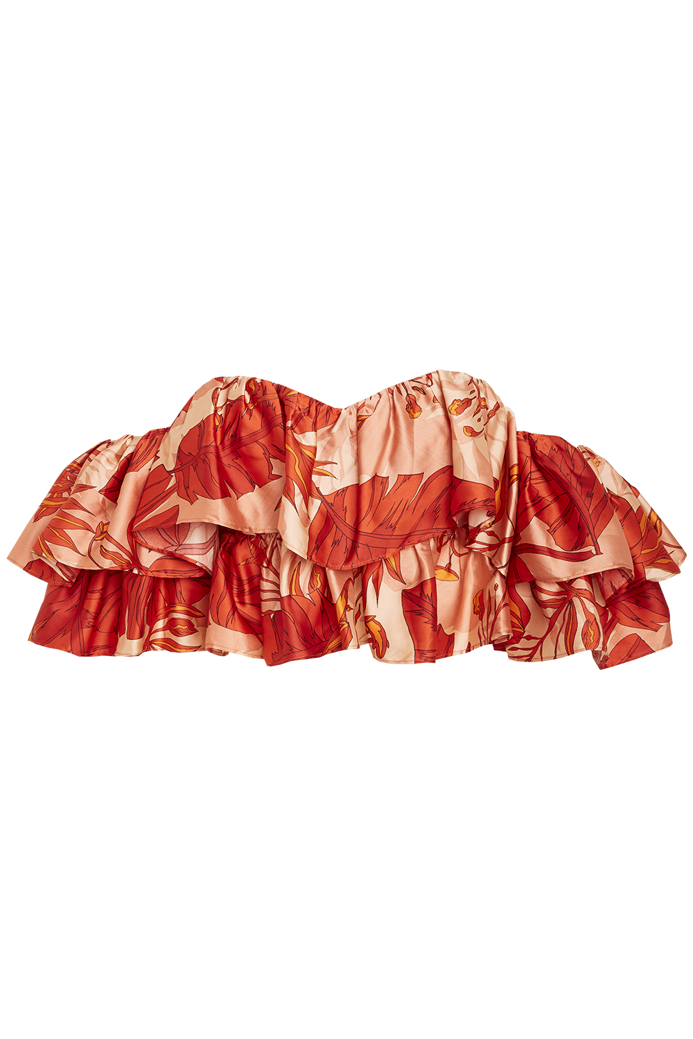 AURORA TOP in colour MINERAL RED