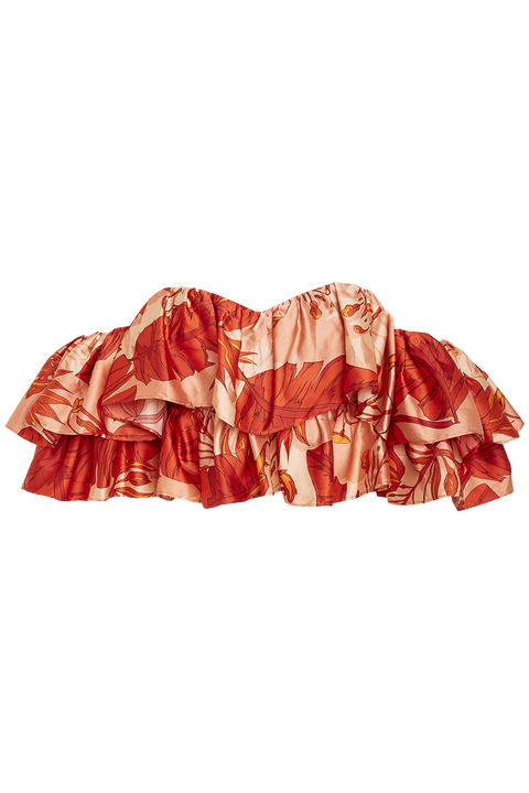 AURORA TOP in colour MINERAL RED