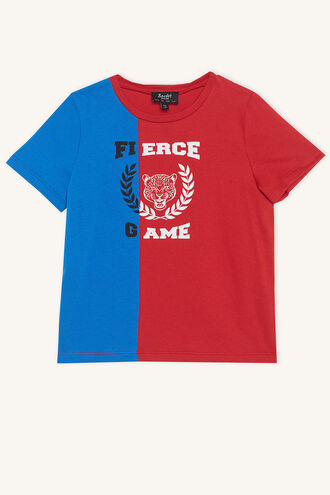 SPLICED S/S TEE in colour LOLLIPOP