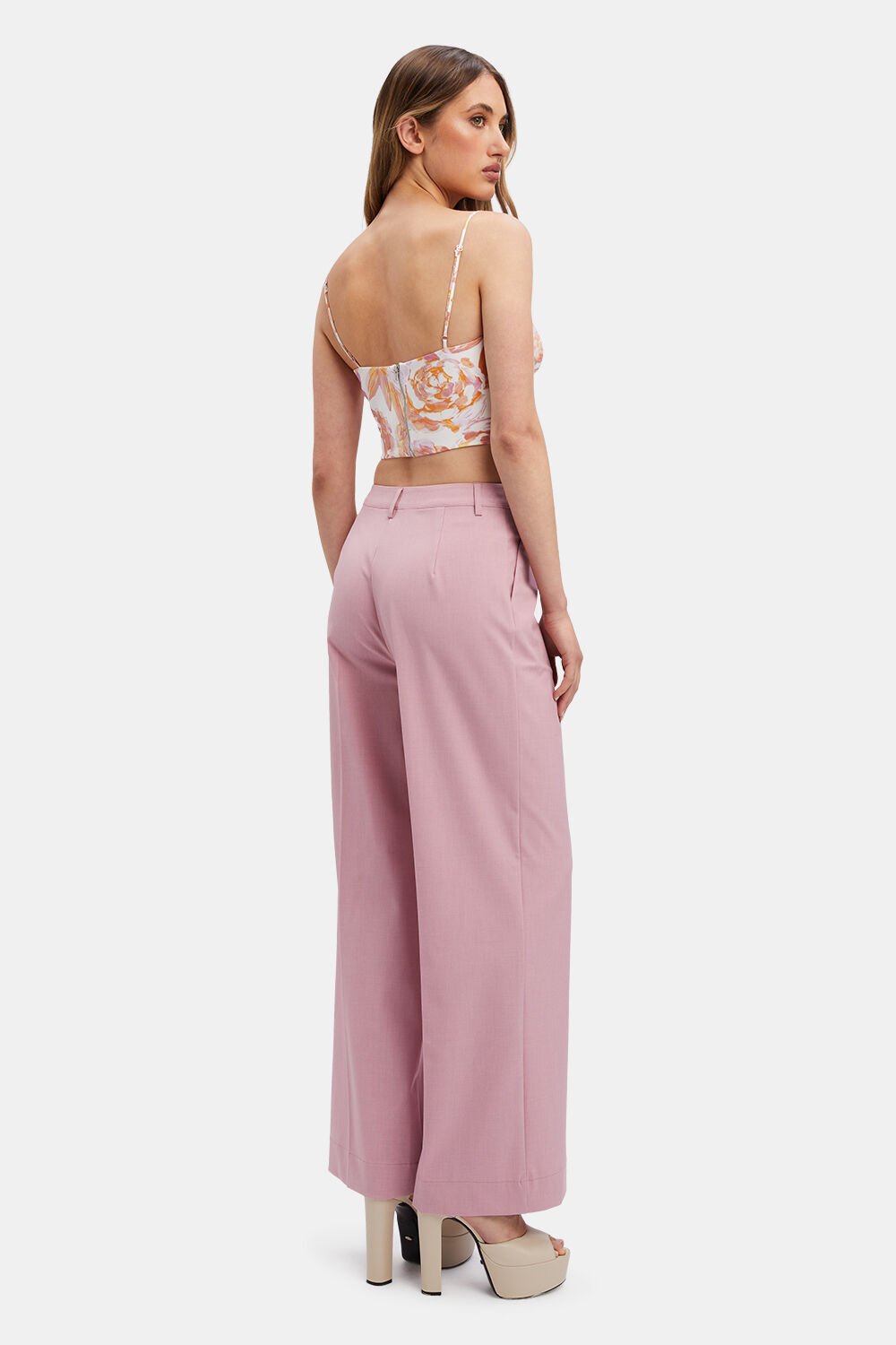 MIRABELLA SUIT PANT in colour MELLOW ROSE