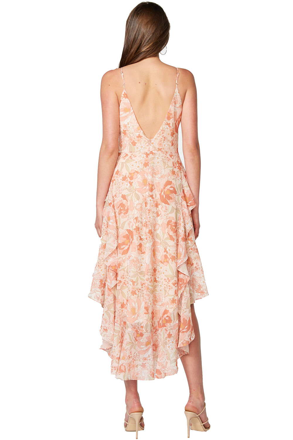 Bardot rochelle flutter dress