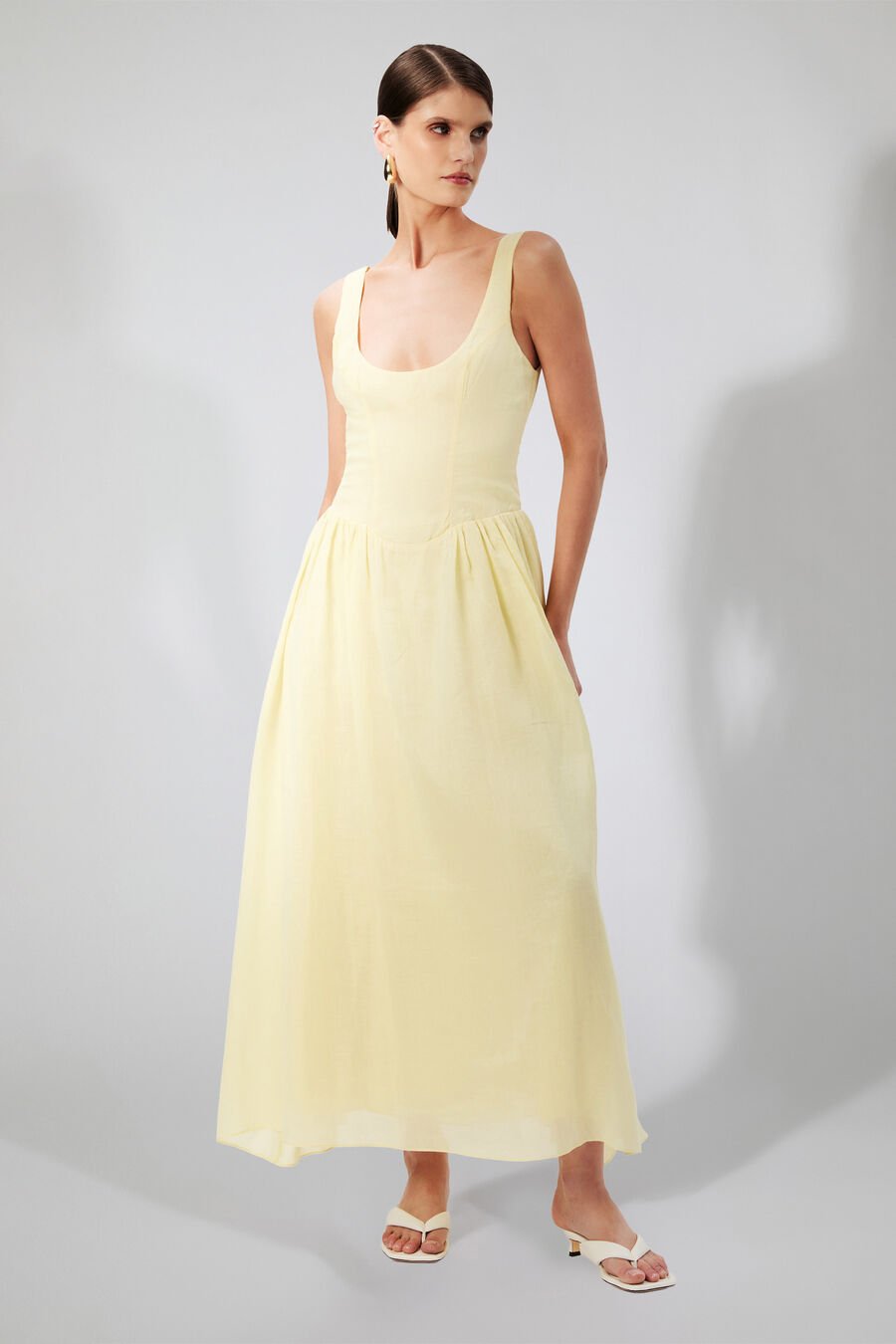 Lawrence Scoop Neck Maxi Dress