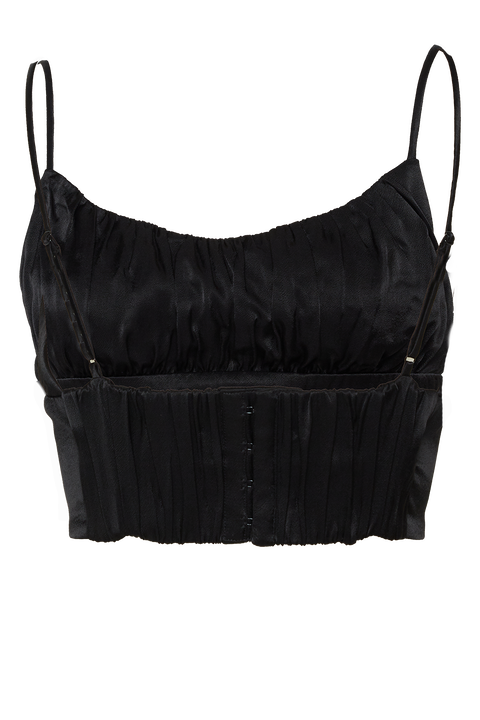 EVELYN TOP in colour CAVIAR