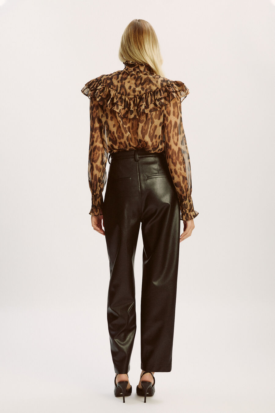 Fiorella Leopard Blouse