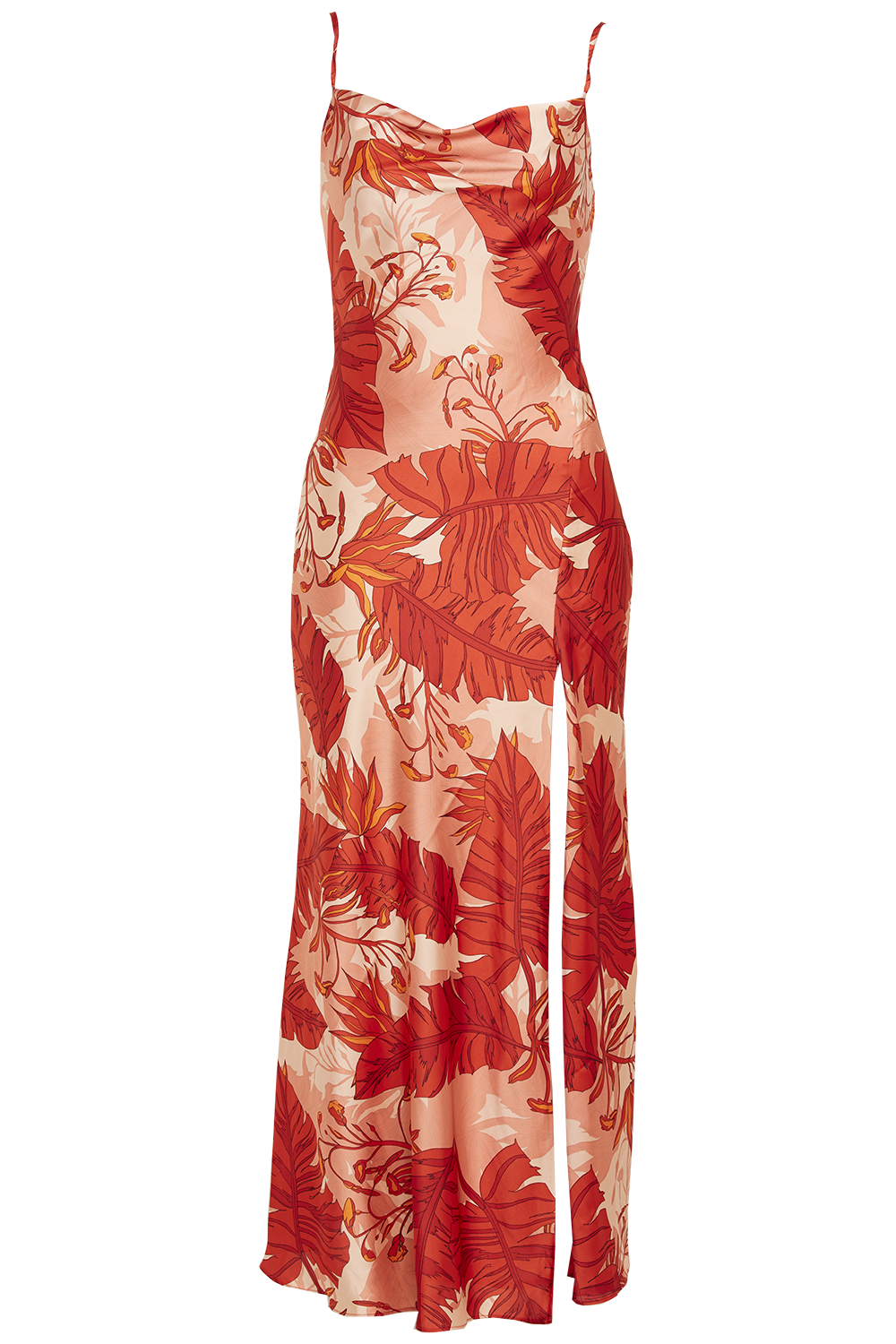 tropic bardot midi dress