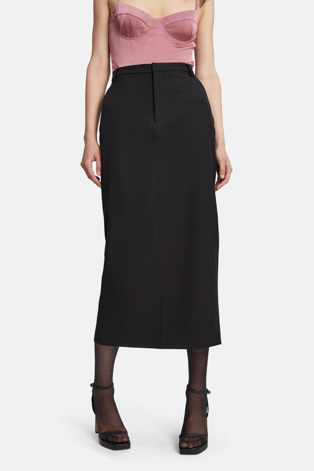Plus Size LASTINCH Black Wrap Skirt size upto 8XL