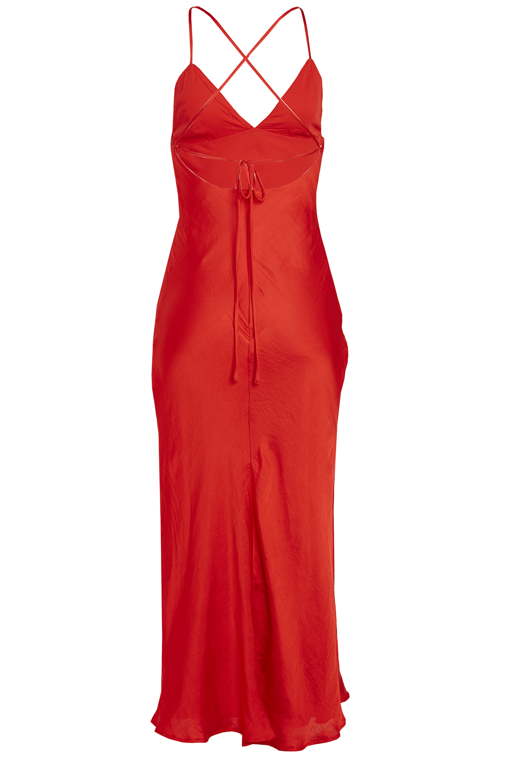 bardot red slip dress