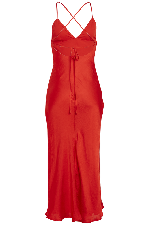 JASSIE SLIP DRESS in colour FIESTA