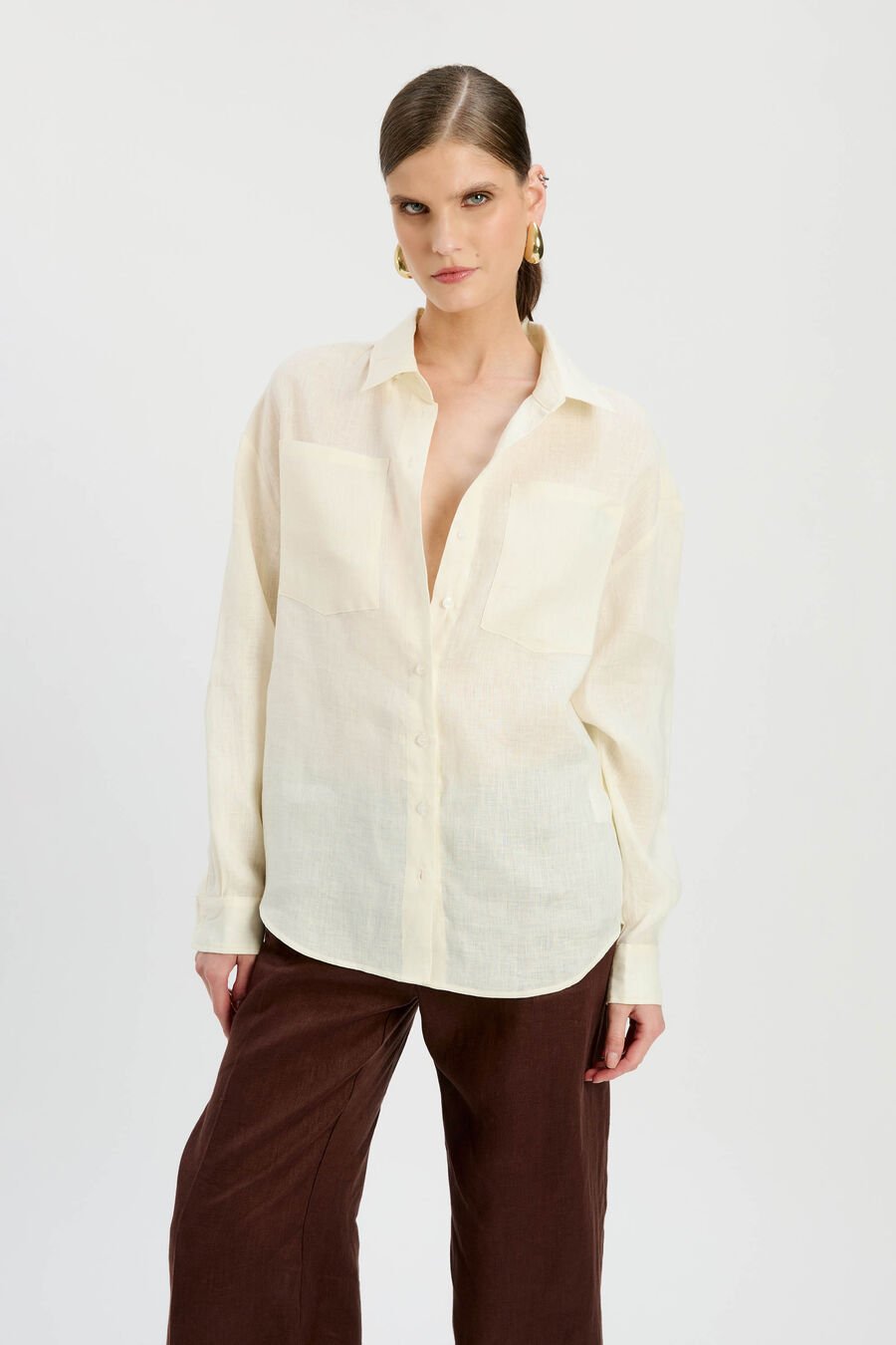 Lander Oversized Linen Shirt