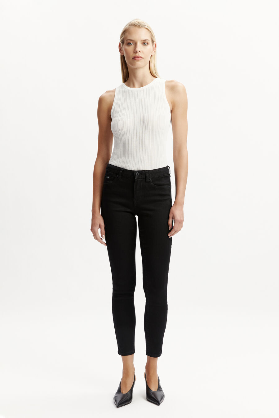 KATE HIPSTER JEANS in colour BLACK