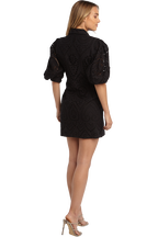 BRODY MINI DRESS in colour CAVIAR